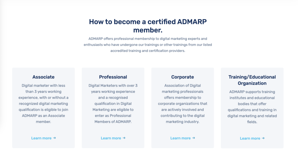 How to Join ADMARP