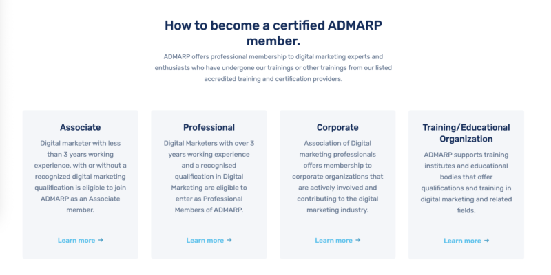 How to Join ADMARP