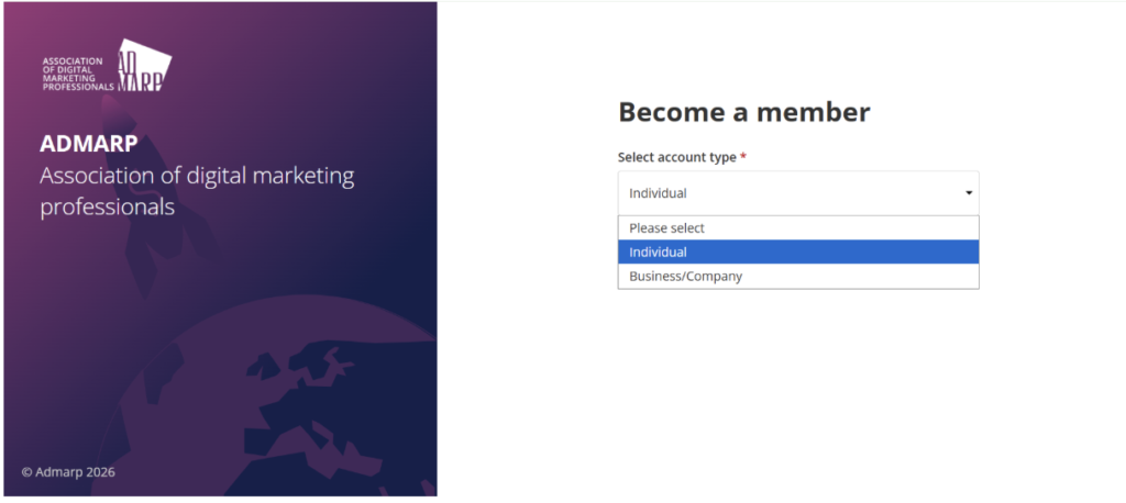 How to become an ADMARP member